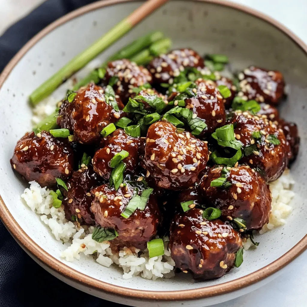 Get ready for a quick and tasty dinner with these 30-minute Mongolian Beef Meatballs! Featuring tender meatballs coated in a sweet and tangy sauce, this dish is perfect for busy weeknights. Made with simple ingredients like ground beef and soy sauce, it’s a crowd-pleaser. Save this recipe for your next family meal or potluck!