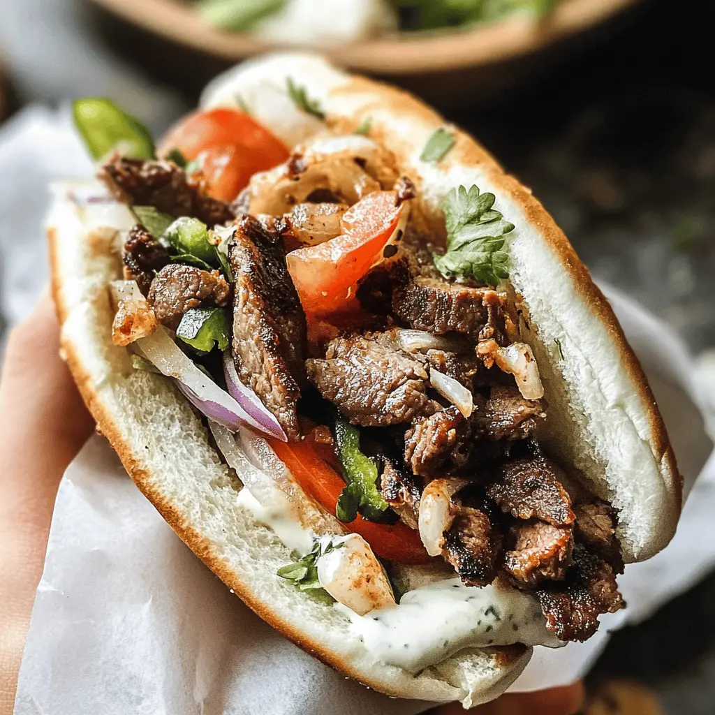 Take your taste buds on a journey with these delicious Beef Gyros! Featuring tender, spiced beef wrapped in warm pita bread and topped with fresh veggies and a creamy tzatziki sauce, this recipe is a crowd-pleaser. Perfect for weeknight dinners or outdoor gatherings. Save it now for a flavorful meal that everyone will love!