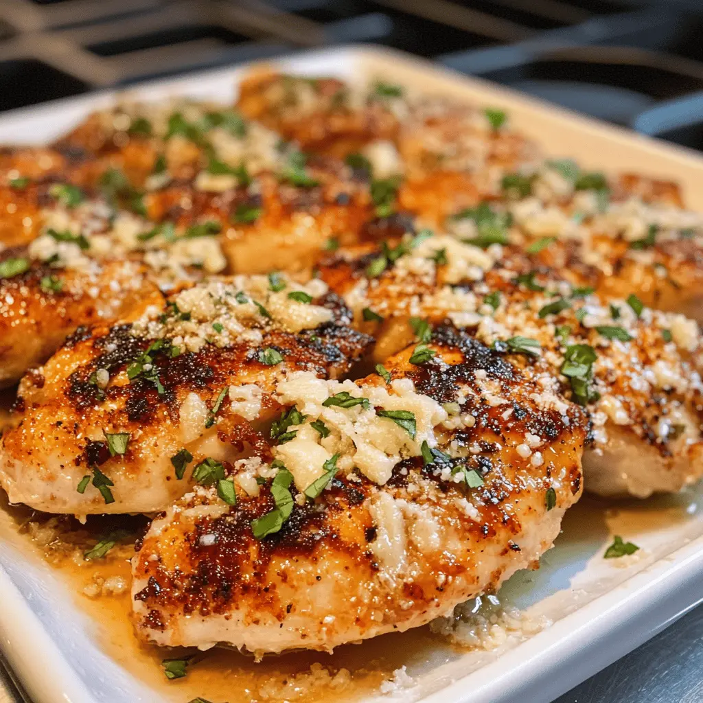 This Blackstone Garlic Parmesan Chicken is a flavorful delight that brings restaurant-style taste right to your backyard! Juicy chicken coated in a crispy garlic parmesan crust will impress your family and friends. Perfect for summer barbecues or cozy weeknight dinners. Save this recipe and elevate your grilling game!