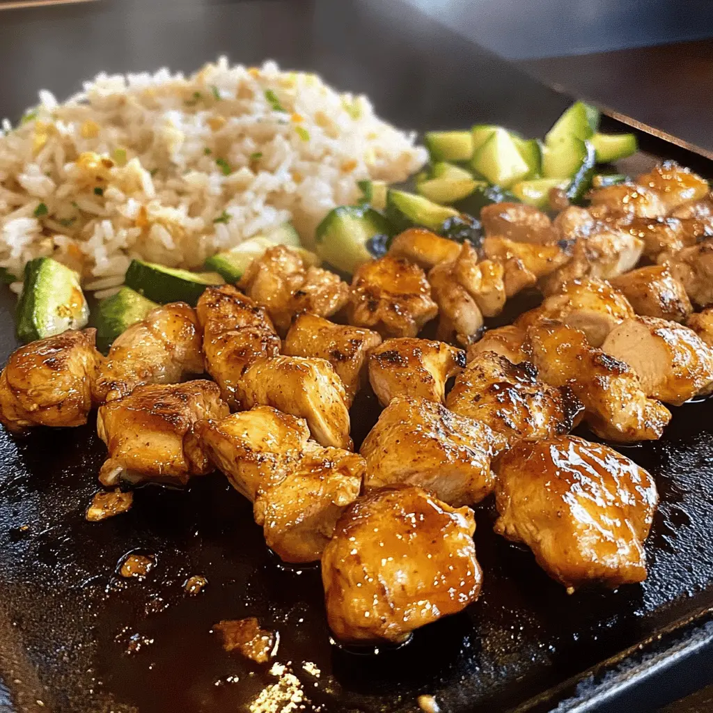 Enjoy the delicious flavors of Blackstone Hibachi Chicken made right on your griddle! This dish features tender chicken marinated in a savory blend of sauce, grilled to perfection with your favorite veggies. It's perfect for a family dinner or a fun night with friends. Save this recipe for an easy go-to meal that will impress everyone at your table!