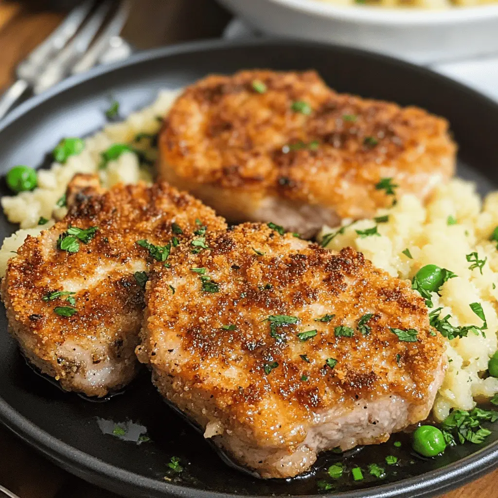 Juicy pork chops get a delicious makeover with a crispy Blackstone Parmesan crust! This easy recipe combines tender pork with a savory blend of Parmesan cheese and spices for a dish that's bursting with flavor. Perfect for a weeknight dinner or a special gathering. Save this pin for your next meal adventure!