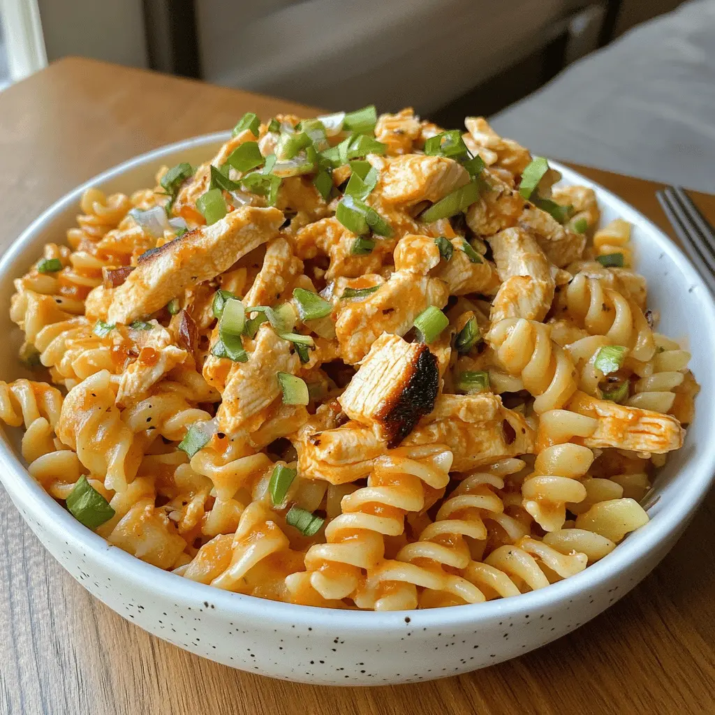 Spice up your meal with this vibrant Buffalo Chicken Pasta Salad! Loaded with tender chicken, zesty buffalo sauce, and crunchy veggies, it’s a flavor explosion in every bite. Perfect for picnics, parties, or a quick dinner. Save this pin to enjoy a tasty twist on pasta salad later!