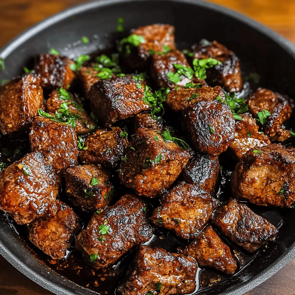Juicy Cajun Garlic Butter Steak Bites are a flavor-packed treat that makes any meal special! Tender pieces of steak are tossed in savory garlic butter and a bold Cajun spice blend, creating an irresistible main dish perfect for dinner parties or a cozy family night. Save this recipe for quick and easy cooking any night of the week!