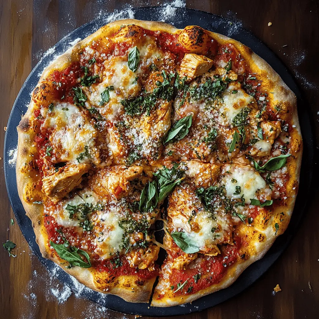 Craving a pizza that’s bursting with flavor? This Chicken Alla Vodka Pizza features a rich vodka sauce, tender chicken, and gooey cheese that will make any pizza night special! Perfect for dinner parties or cozy nights in. Save this recipe now and impress your guests with this delicious twist on classic pizza!