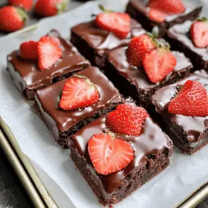 Looking for a dessert that's a showstopper? These Chocolate Covered Strawberry Brownies combine rich, fudgy brownies with fresh strawberries and a luscious chocolate coating. Perfect for celebrations, date nights, or just because! Save this amazing recipe to impress family and friends with a sweet treat they'll love!