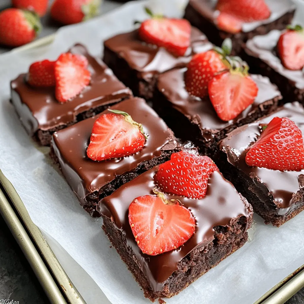 Looking for a dessert that's a showstopper? These Chocolate Covered Strawberry Brownies combine rich, fudgy brownies with fresh strawberries and a luscious chocolate coating. Perfect for celebrations, date nights, or just because! Save this amazing recipe to impress family and friends with a sweet treat they'll love!