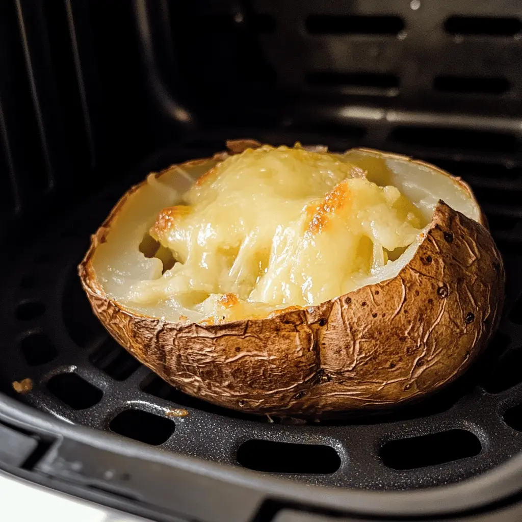 Get ready for perfectly crispy skin and fluffy insides with this Air Fryer Baked Potato recipe! Easy to make with minimal ingredients, it's the ideal side dish or quick meal solution. Top with butter, cheese, or your favorite toppings for a delicious twist. Save this recipe for your next dinner or BBQ night!