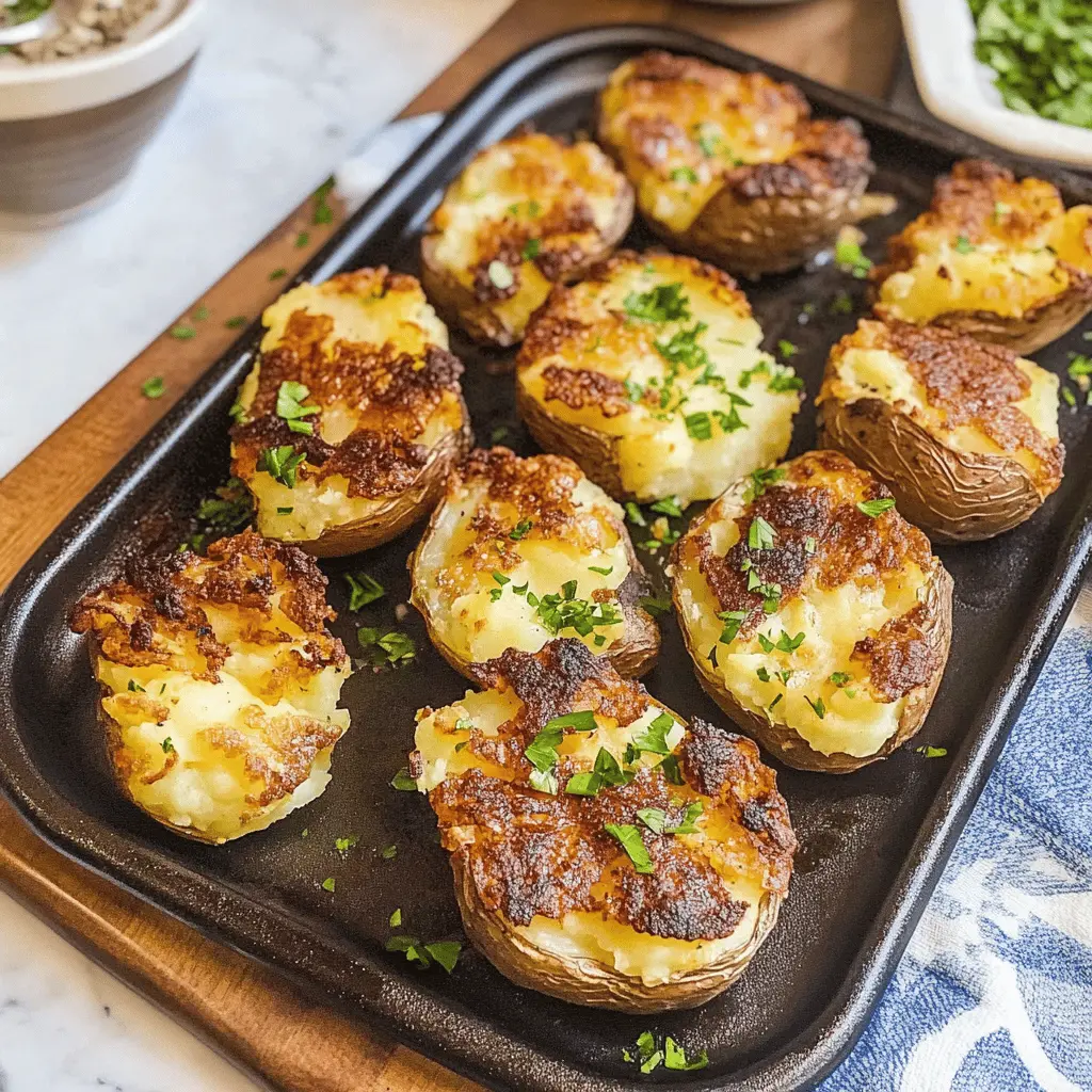 Transform your dinner with these Easy Blackstone Smashed Potatoes! Crispy on the outside and fluffy on the inside, these potatoes are seasoned to perfection. Perfect for gatherings or family meals, they pair beautifully with grilled meats or as a standout side dish. Save this recipe for your next cookout and impress everyone with your cooking skills!