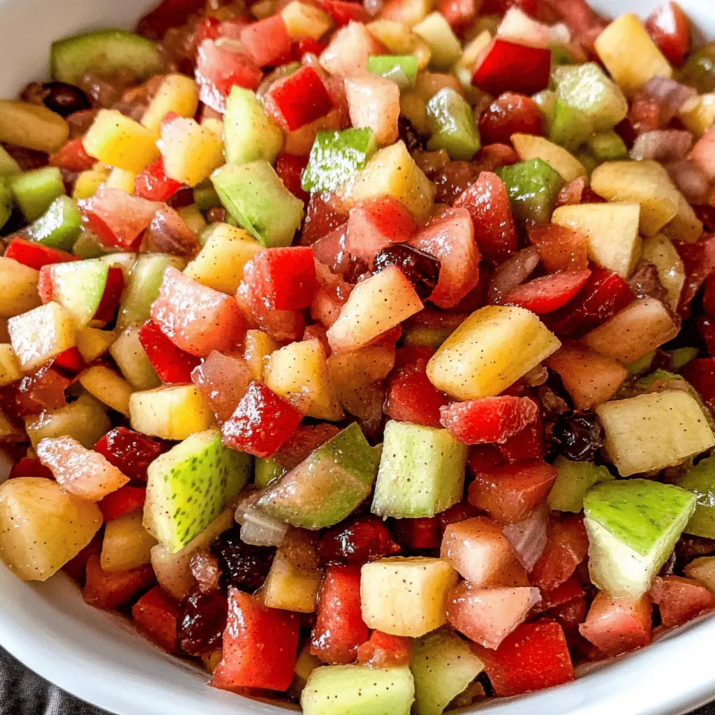 Brighten up your snack time with this delicious fruit salsa paired with crispy cinnamon chips! Made with a colorful mix of fresh fruits, it’s perfect for gatherings or a quick healthy treat. The sweet cinnamon chips bring an irresistible crunch that complements the juicy salsa. Save this recipe for your next get-together or a fun family movie night!