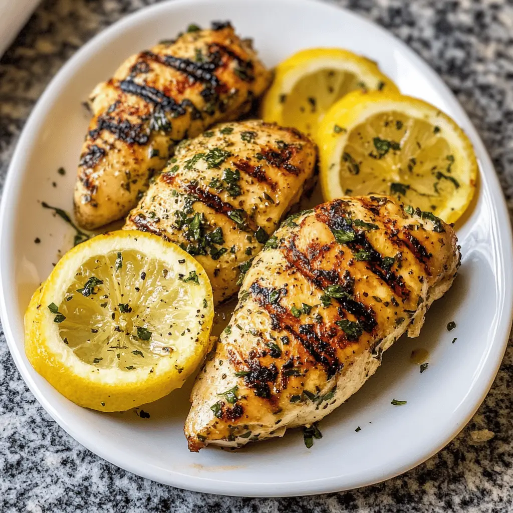 Juicy and flavorful Greek Marinated Chicken is a must-try for your next dinner! This simple recipe features tender chicken infused with zesty lemon, aromatic herbs, and the earthy goodness of olive oil. Perfect for grilling or baking, this dish is sure to impress at family gatherings or summer barbecues. Save this recipe now for an easy and delicious meal!