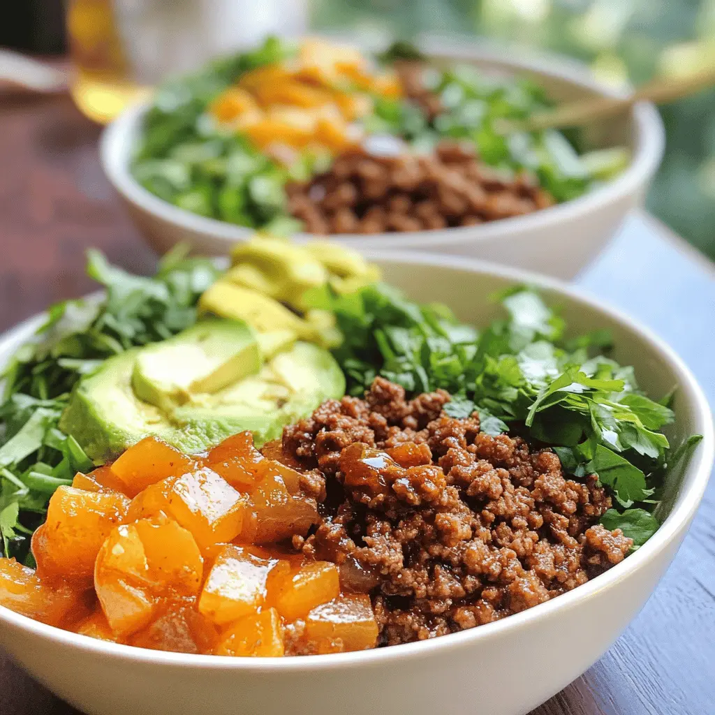 Spice up dinner with these Hot Honey Ground Beef Bowls! Perfectly seasoned ground beef meets a sweet and spicy hot honey sauce, all piled high with your favorite veggies and rice. This quick recipe is a fantastic way to delight your family on busy weeknights. Save this flavorful dish for your next meal prep or casual gathering!