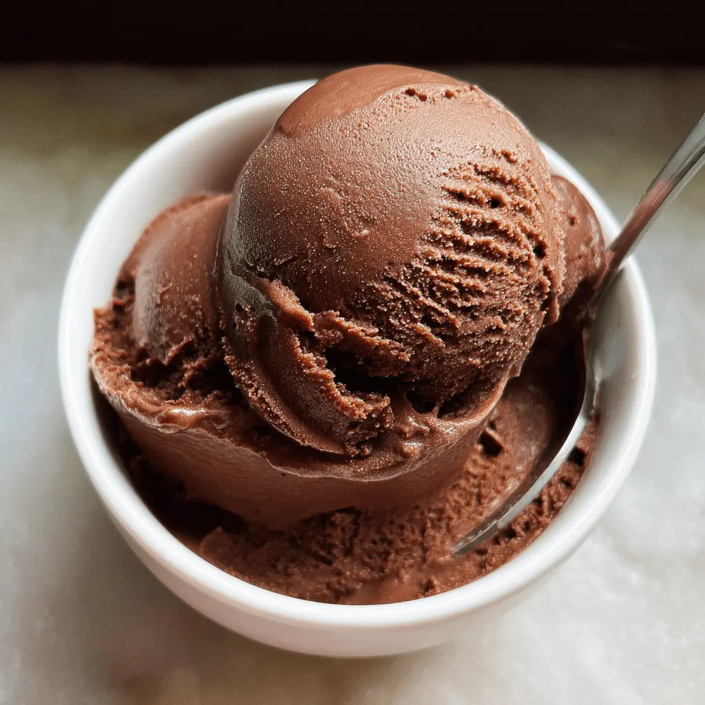 Easy Homemade Chocolate Sorbet Recipe