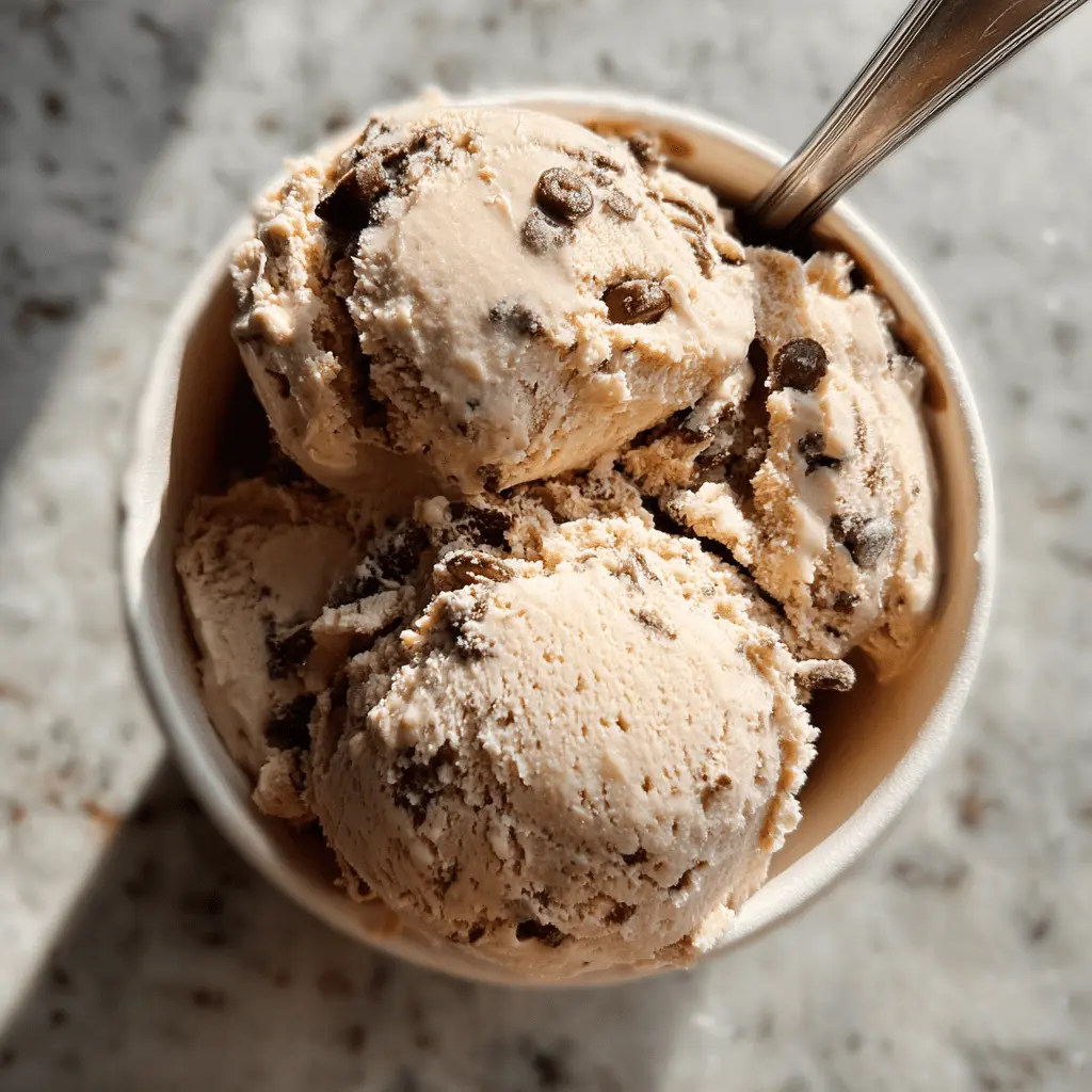 Easy Coffee Chocolate Chip Ice Cream Recipe
