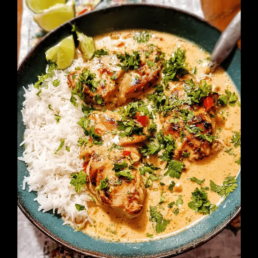 Easy Creamy Coconut Chicken Recipe