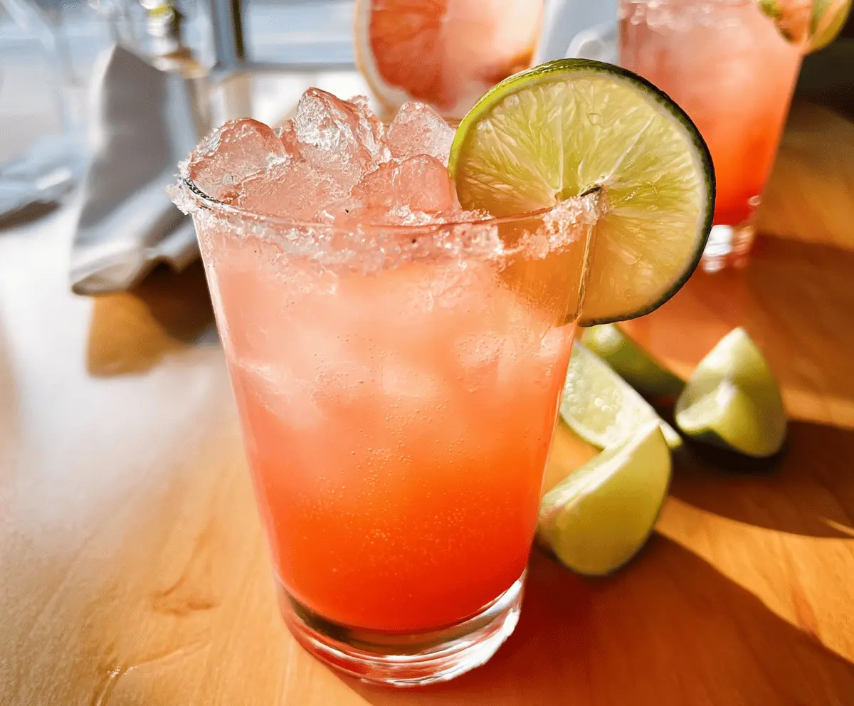 Easy Refreshing Paloma Cocktail Recipe