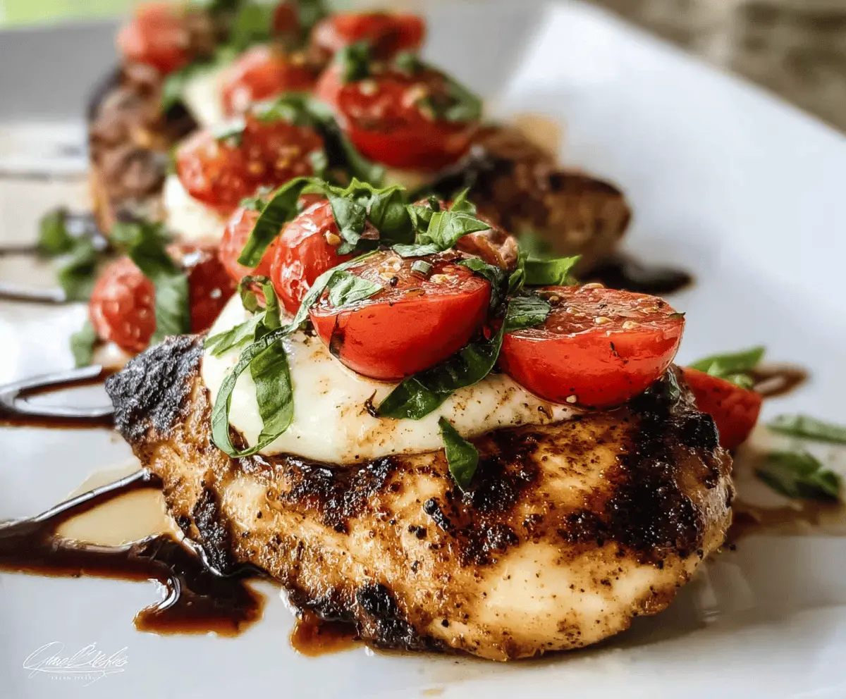 Easy Grilled Chicken Caprese Salad Recipe