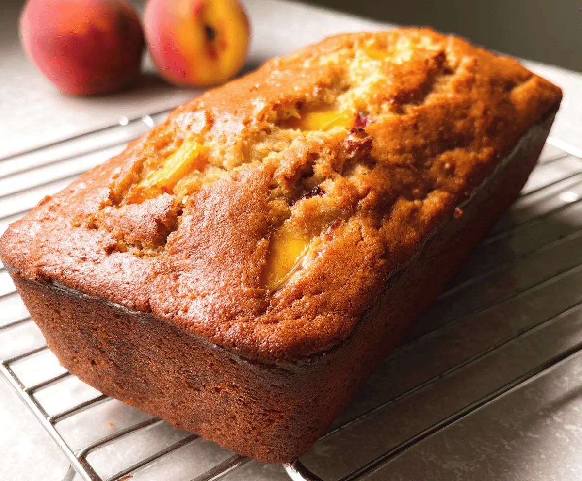 Easy Southern Peach Bread Recipe