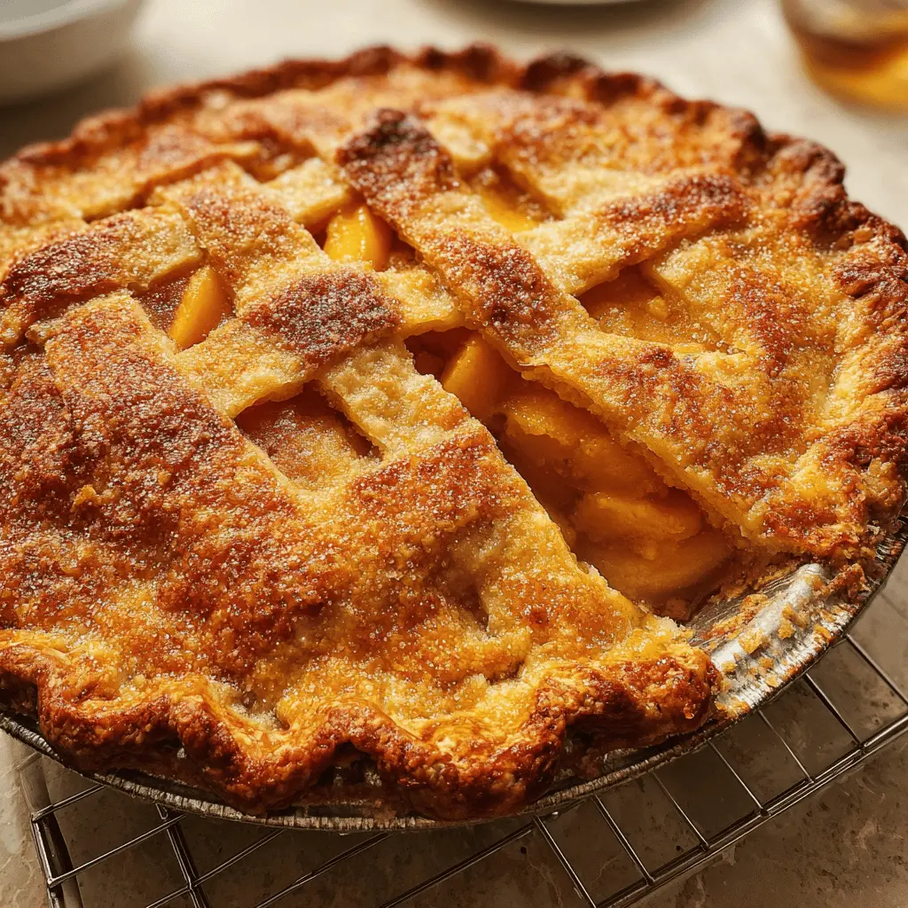 Easy Homemade Peach Pie Recipe