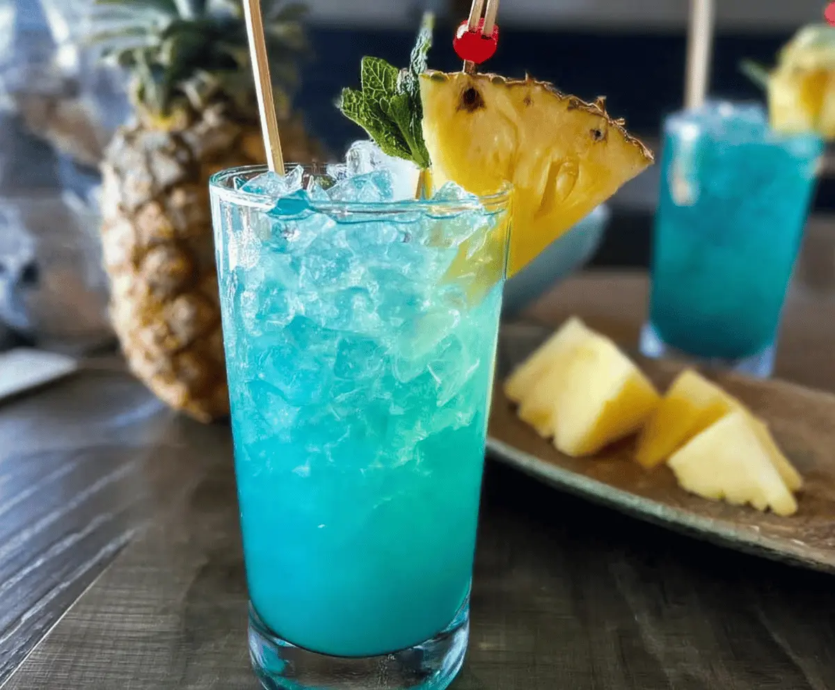 Easy Blue Hawaiian Mocktail Recipe