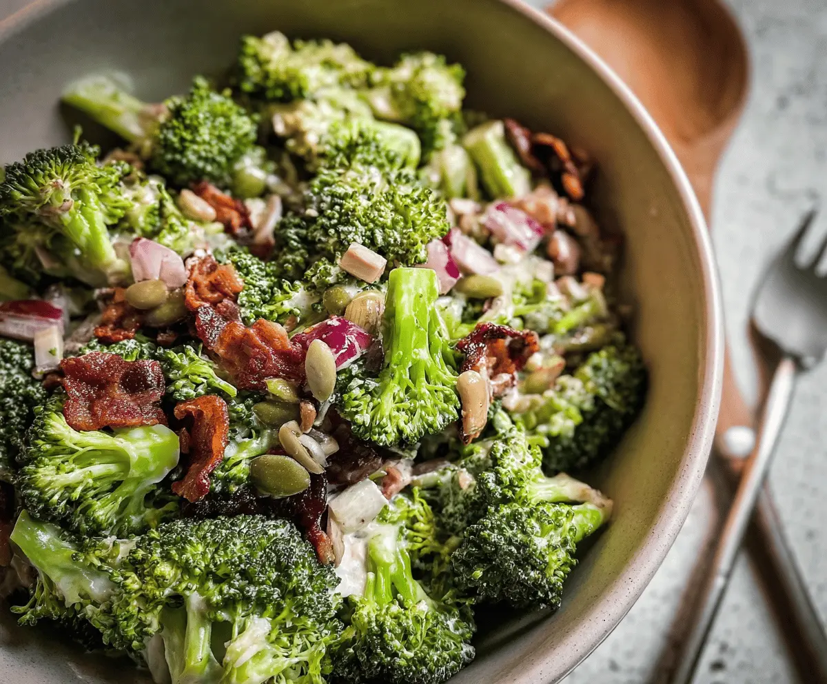 Easy Healthy Broccoli Salad Recipe