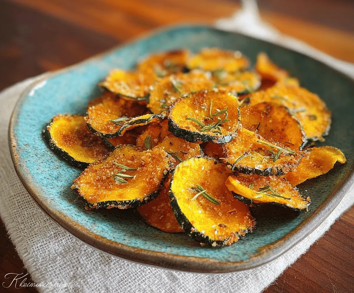 Easy Baked Zucchini Chips Recipe