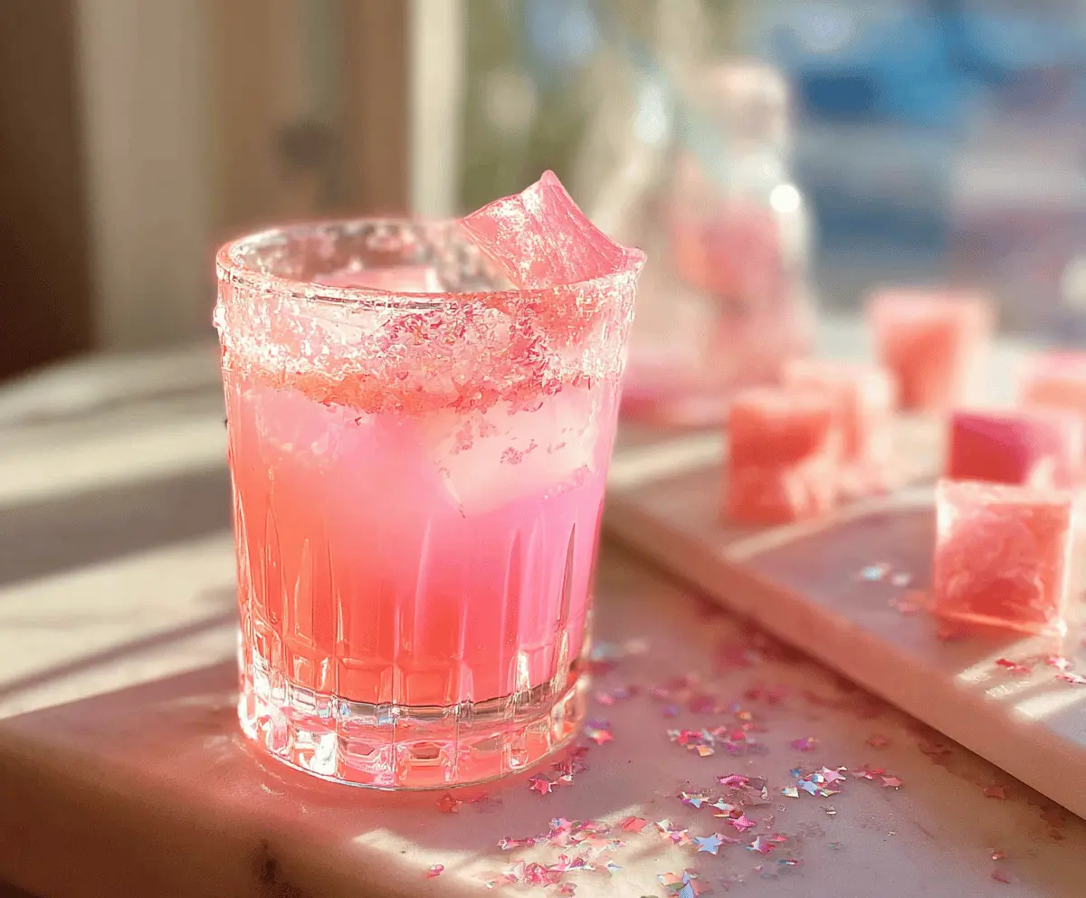 Easy Pink Starburst Cocktail Recipe
