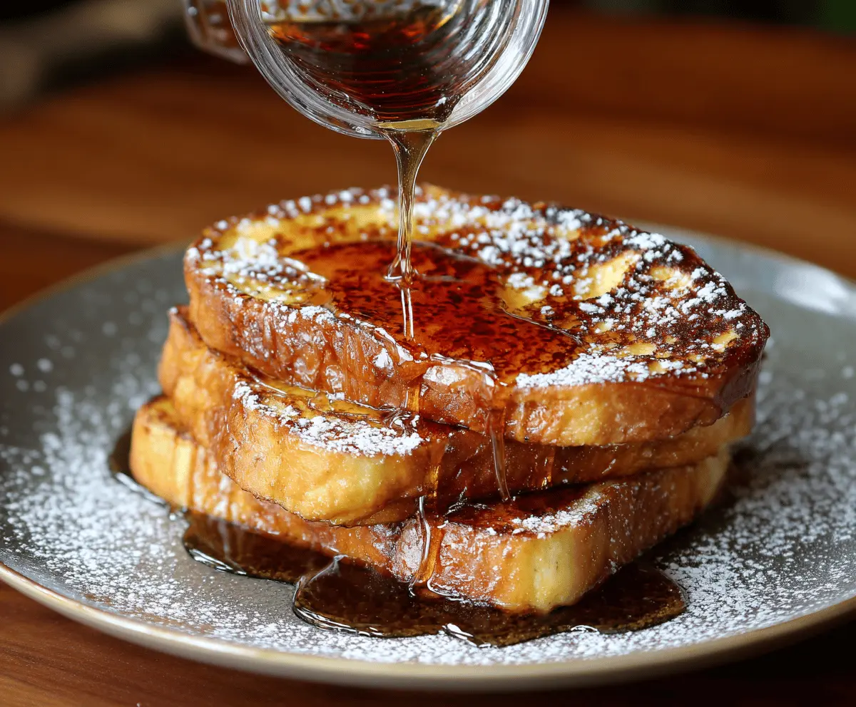 French Toast with Maple Syrup