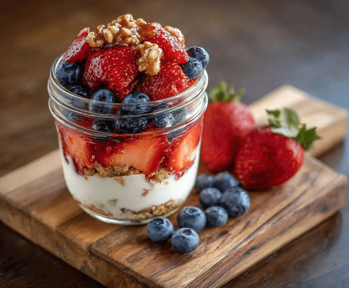 Yogurt Parfait with Fresh Fruit