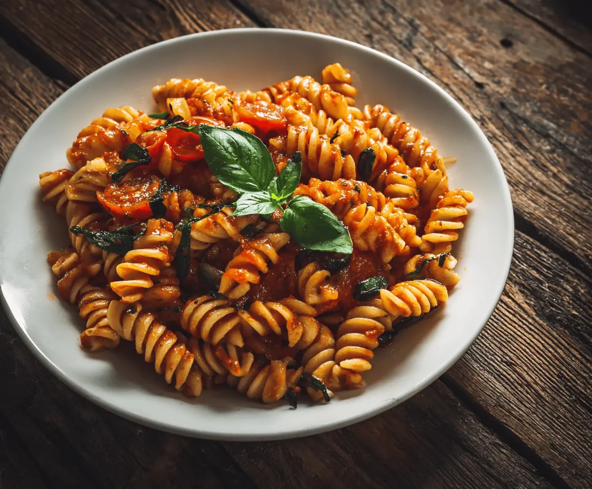 Veggie Pasta with Tomato Sauce