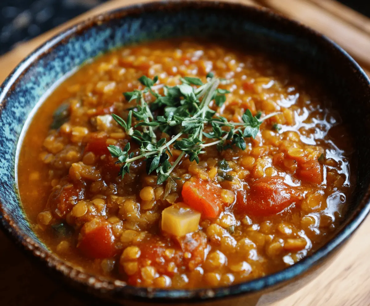 Vegetarian Lentil Soup