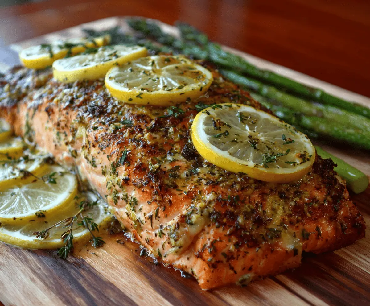 Lemon Herb Baked Salmon