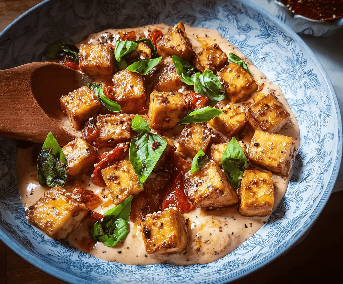 Creamy Marry Me Tofu Recipe
