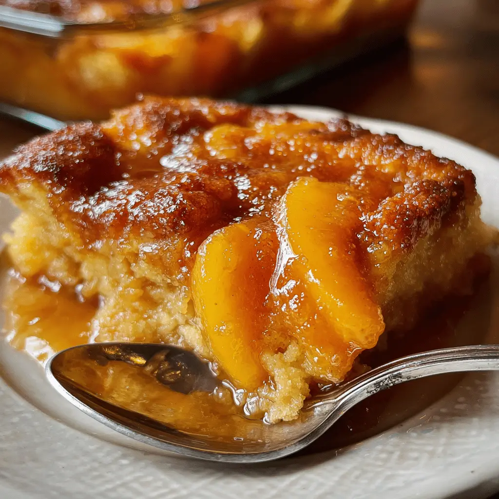 Easy Tennessee Peach Pudding Recipe