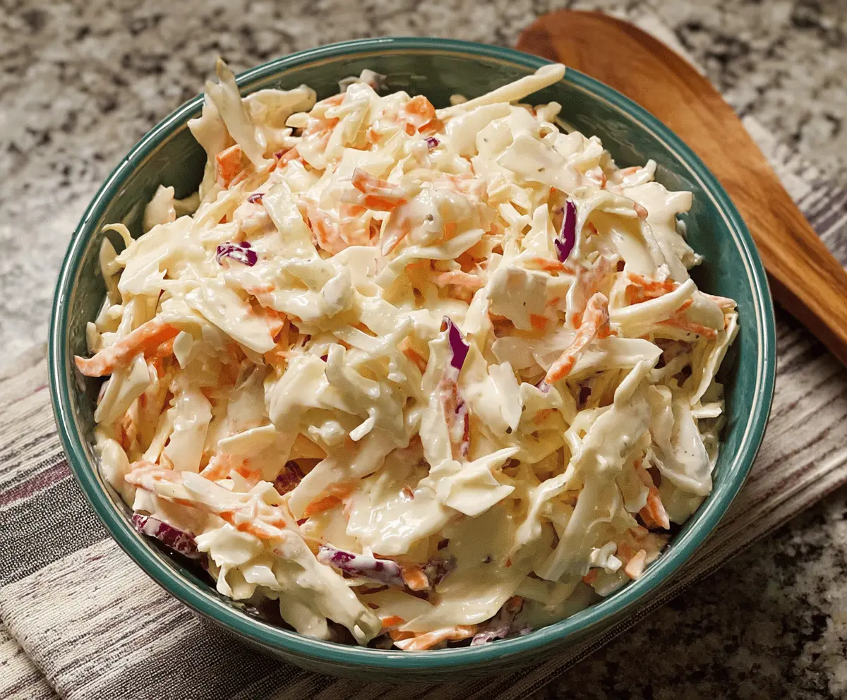 Easy Creamy Coleslaw Recipe for Any Meal
