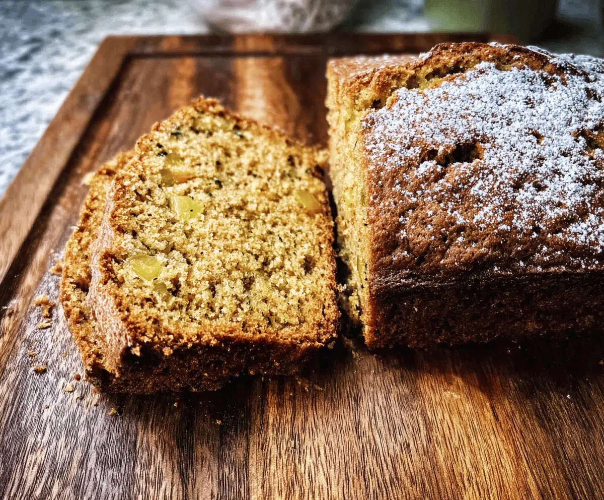 Moist Pineapple Zucchini Bread Recipe