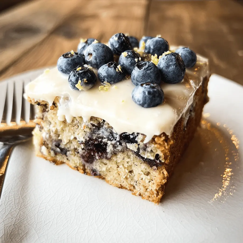 Moist Blueberry Zucchini Cake Recipe