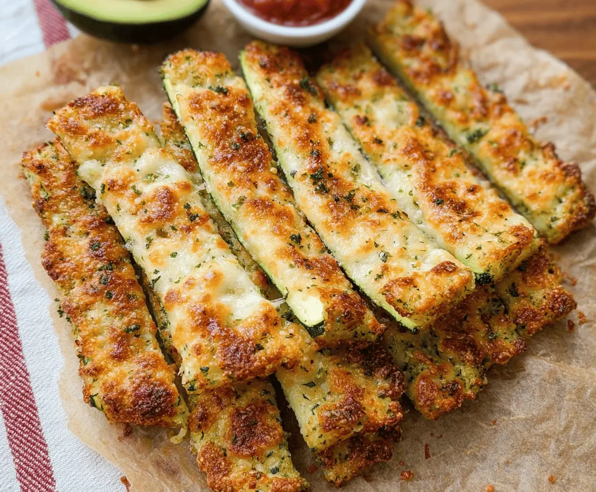 Easy Zucchini Breadsticks Recipe for Snacking