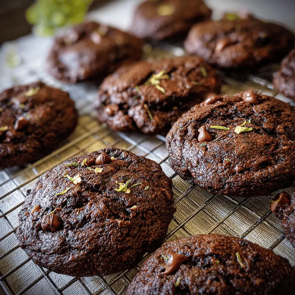 Moist Chocolate Zucchini Cookies Recipe