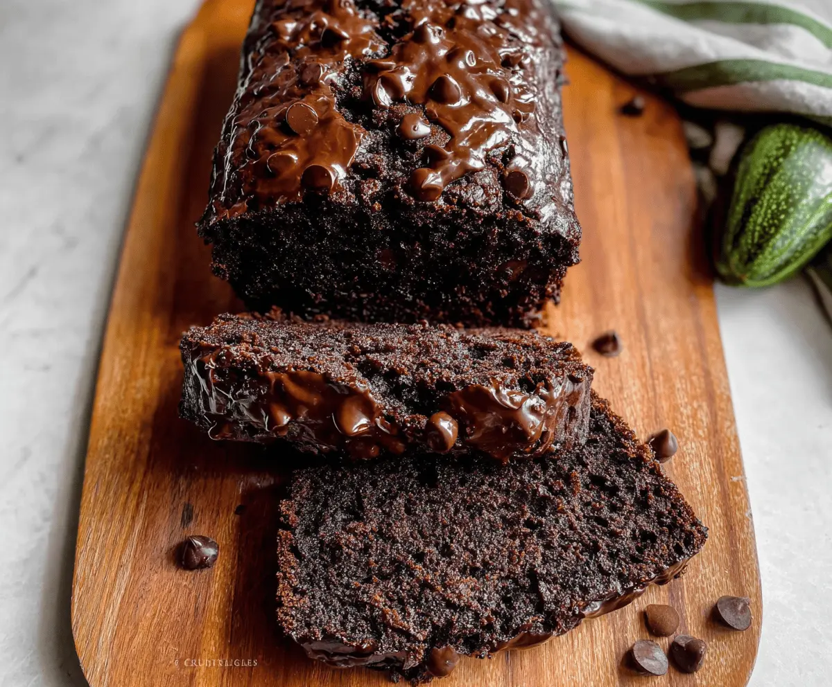 Super Moist Double Chocolate Zucchini Bread Recipe
