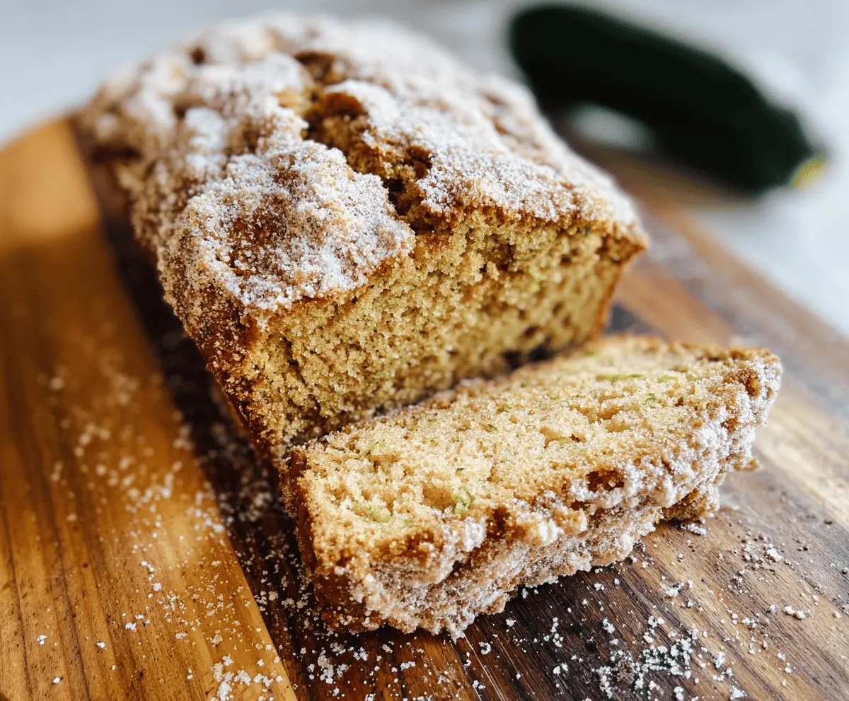 Soft Snickerdoodle Zucchini Bread Recipe