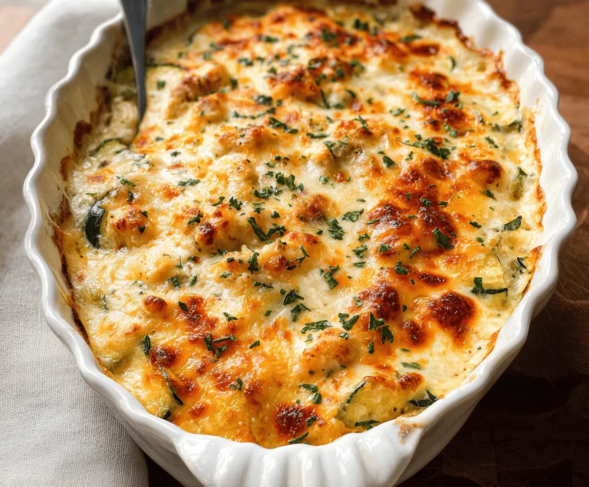 Easy Chicken Zucchini Casserole Recipe
