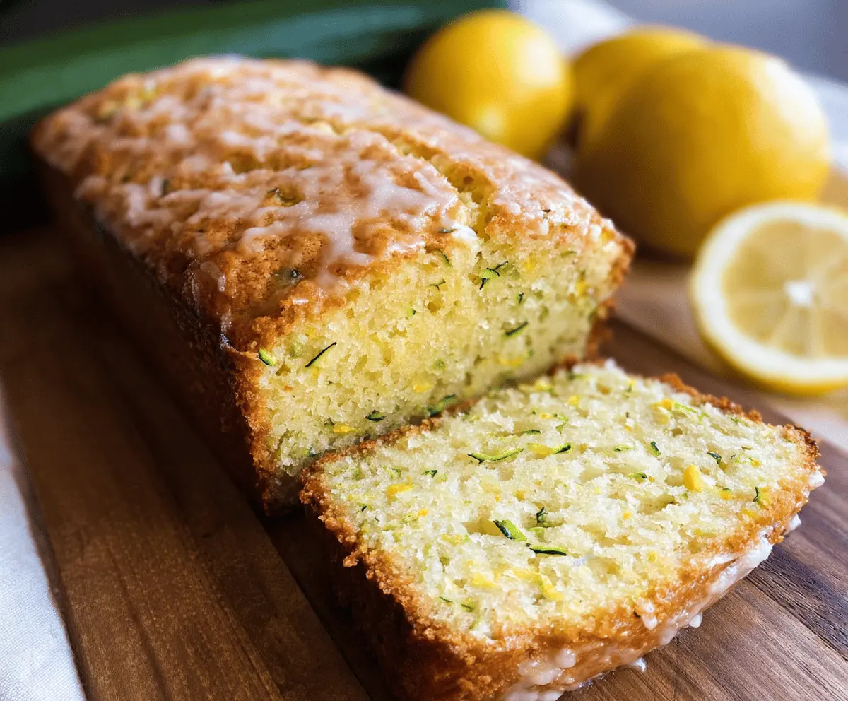 Moist Lemon Zucchini Bread Recipe