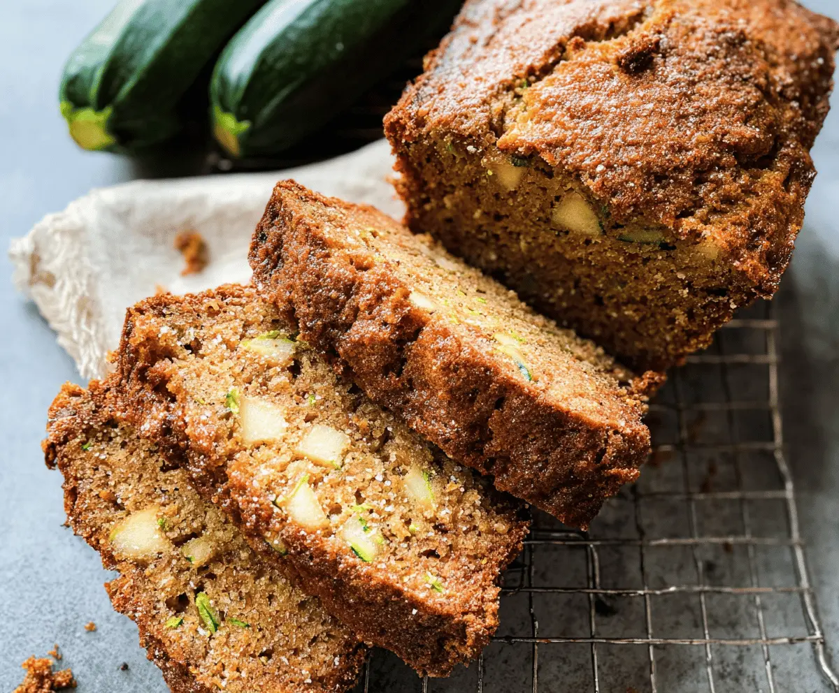 Delicious Apple Zucchini Bread Recipe