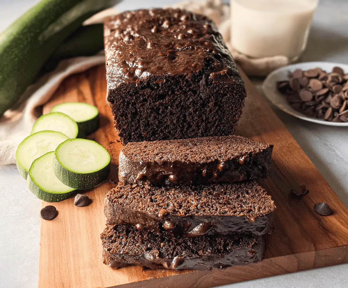 Moist Chocolate Zucchini Bread Recipe