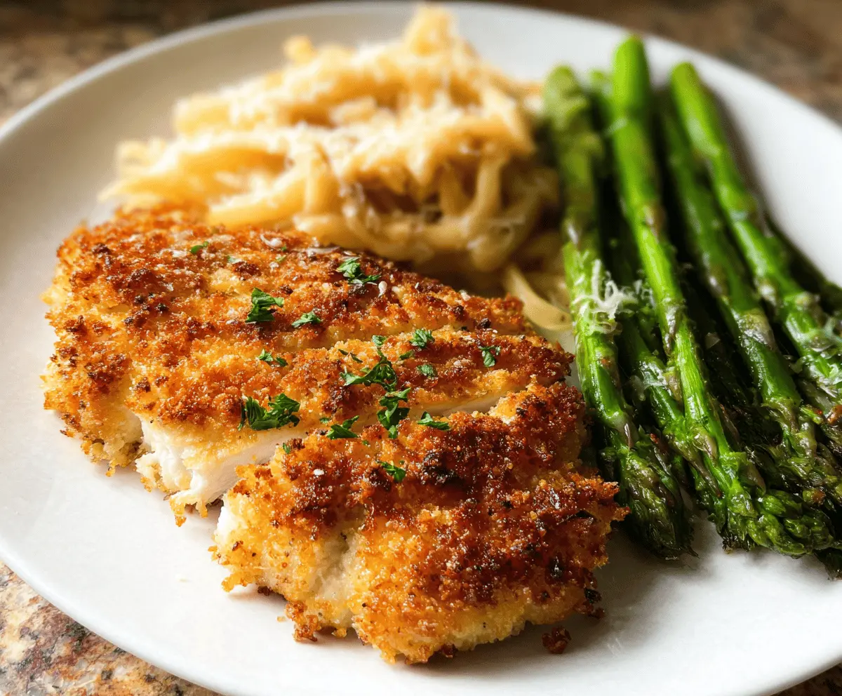 Crispy Parmesan Crusted Chicken Recipe