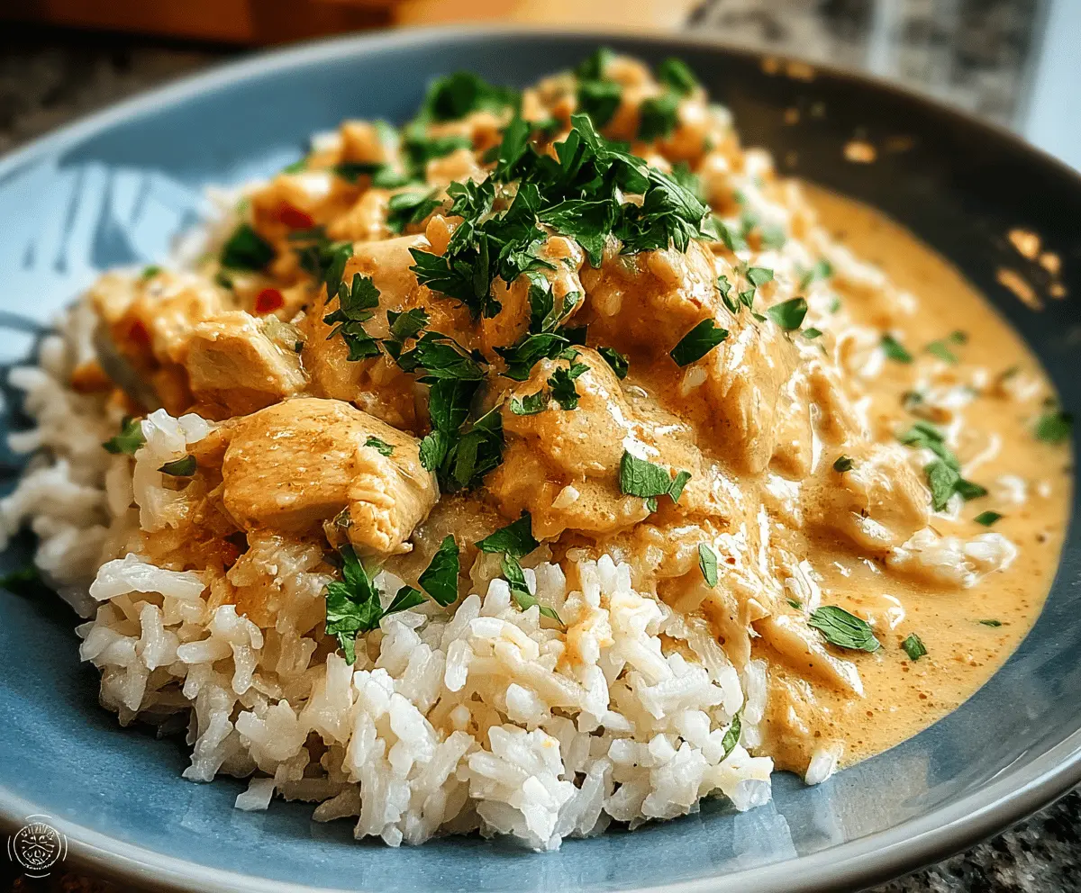 Easy Creamy Chicken and Rice Recipe