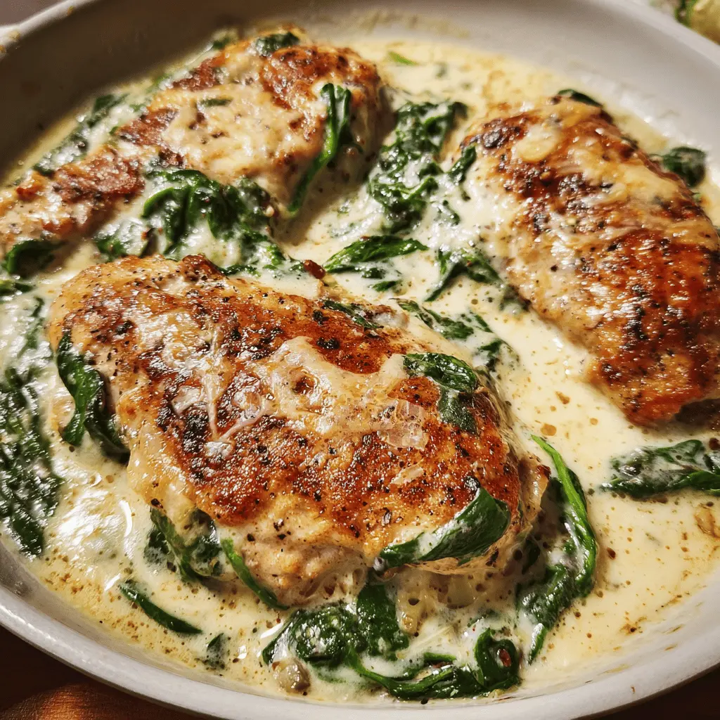 Creamy Chicken Florentine Skillet Recipe