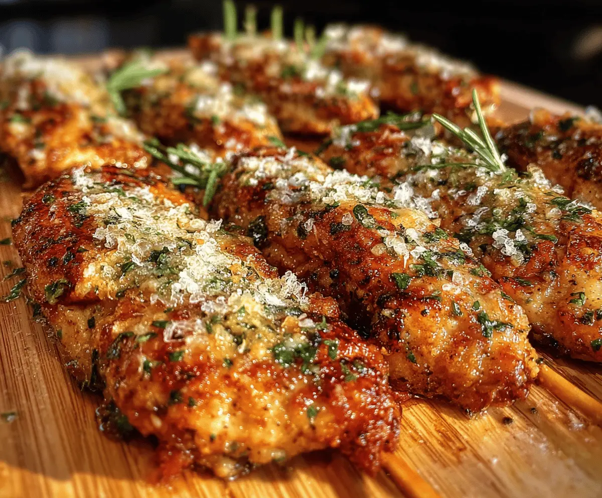 Garlic Parmesan Blackstone Chicken Recipe