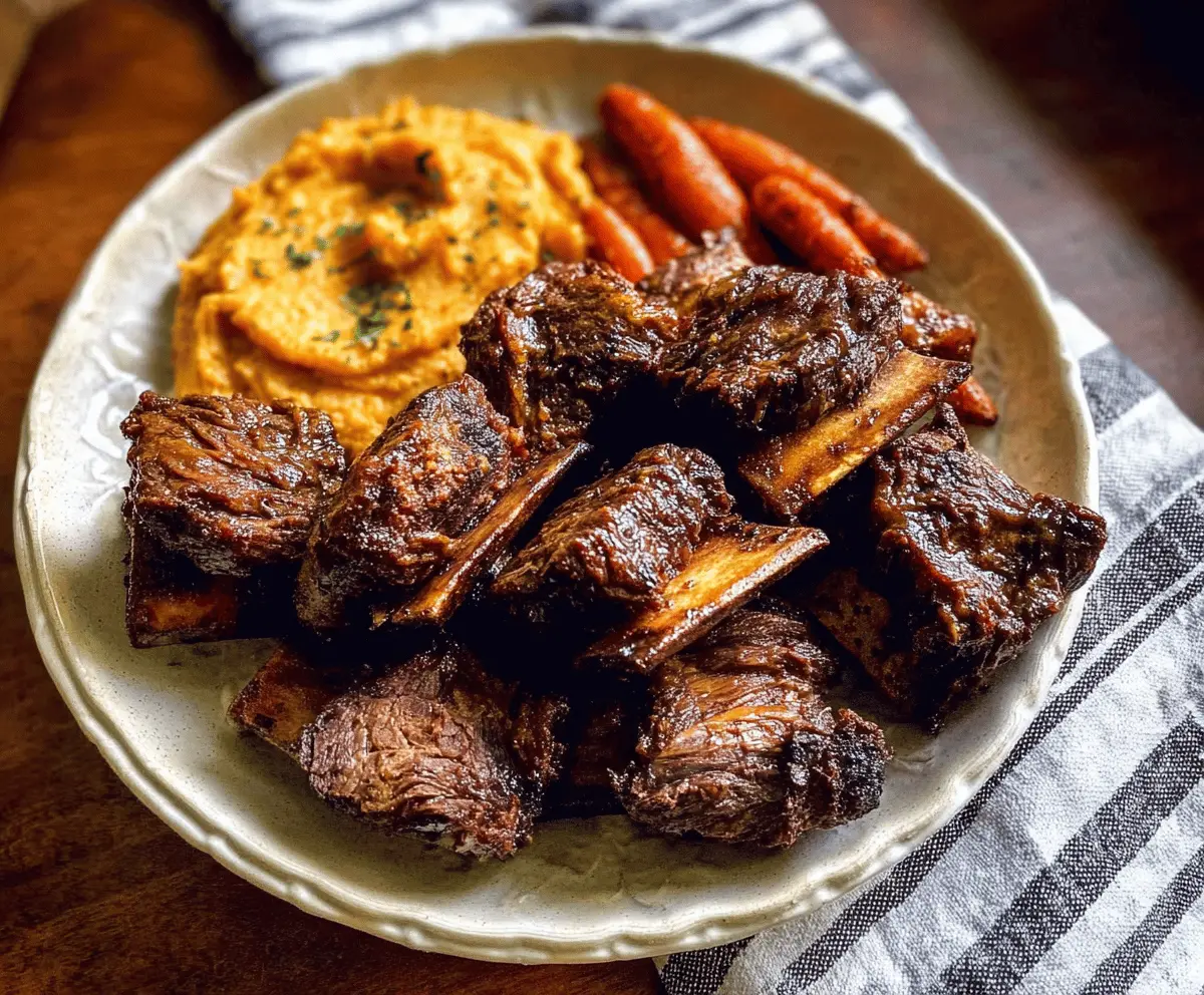 Super Tender Crockpot Beef Short Ribs Recipe