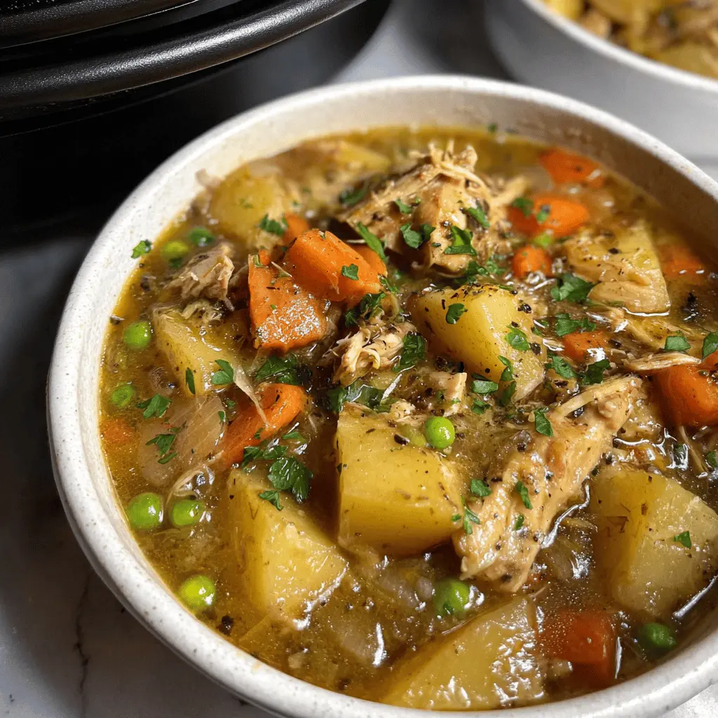 Easy Slow Cooker Chicken Stew Recipe for Cozy Meals